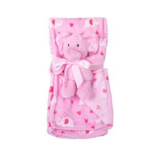 Jungle ćebe sa igračkom roze