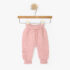 Roze pletene pantalonice za bebe