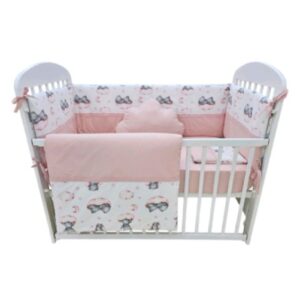 Bebi posteljina Teddy bear roze