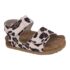 Kožne sandale za devojčice Animal print