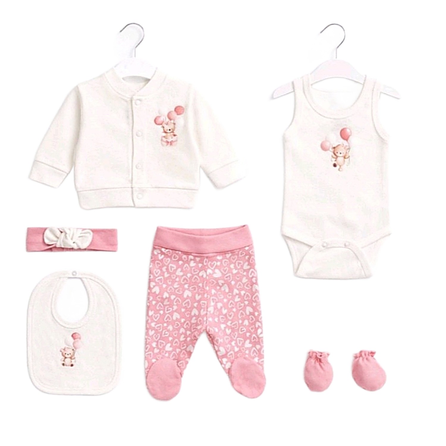 Set za bebe Rose bear